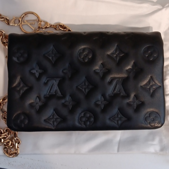 Authentic Louis Vuitton Black Pochette Coussin - Picture 3 of 9